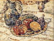 Paul Signac The still life having fruit France oil painting artist